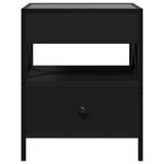 Salongbord Med Infinity Led Svart 40X40X51 Cm