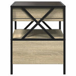 Salongbord Med Infinity Led Sonoma Eik 40X40X51 Cm