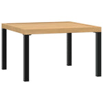 Hagesofasett Med Puter 3 Deler Svart Aluminium