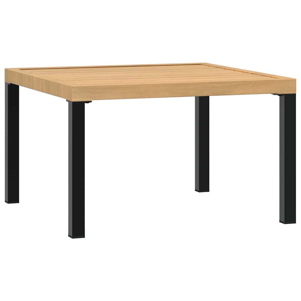 Hagesofasett Med Puter 3 Deler Svart Aluminium