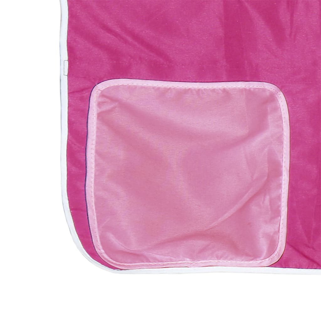 Køyeseng Med Gardiner Rose 90X200 Cm Heltre Furu