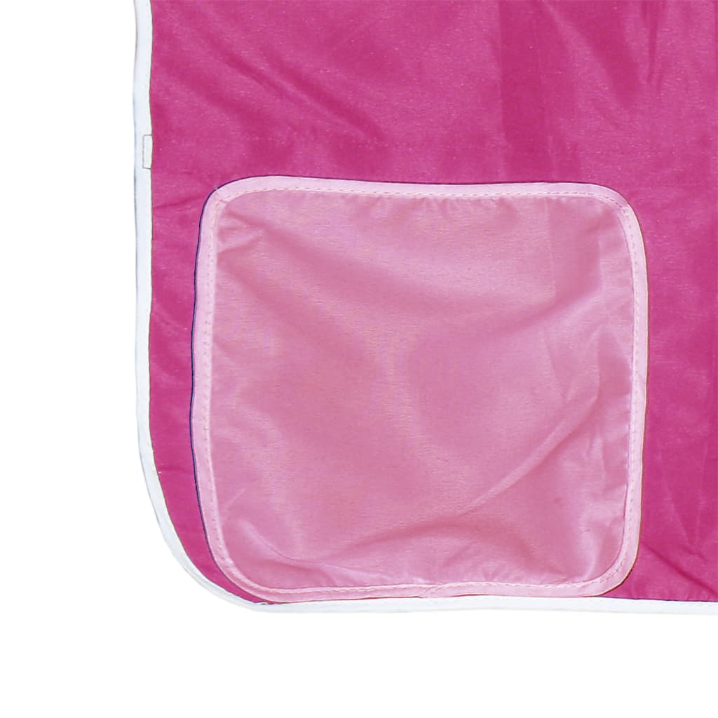 Køyeseng Med Gardiner Rose 80X200 Cm Heltre Furu