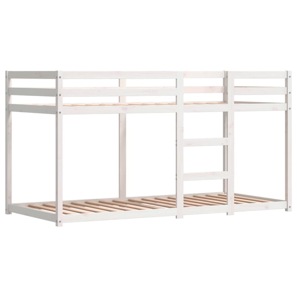 Køyeseng Med Gardiner Rose 80X200 Cm Heltre Furu