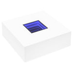 Salongbord Med Infinity Led Hvit 100X100X40 Cm