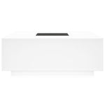 Salongbord Med Infinity Led Hvit 100X100X40 Cm