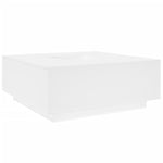 Salongbord Hvit 100X100X40 Cm Konstruert Tre