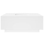 Salongbord Hvit 100X100X40 Cm Konstruert Tre
