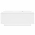 Salongbord Hvit 100X100X40 Cm Konstruert Tre