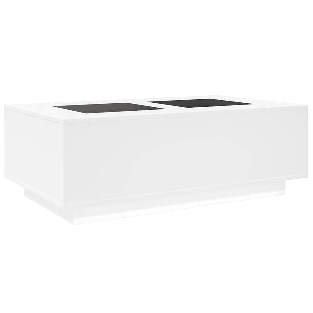 Salongbord Med Infinity Led Hvit 116X69X40 Cm