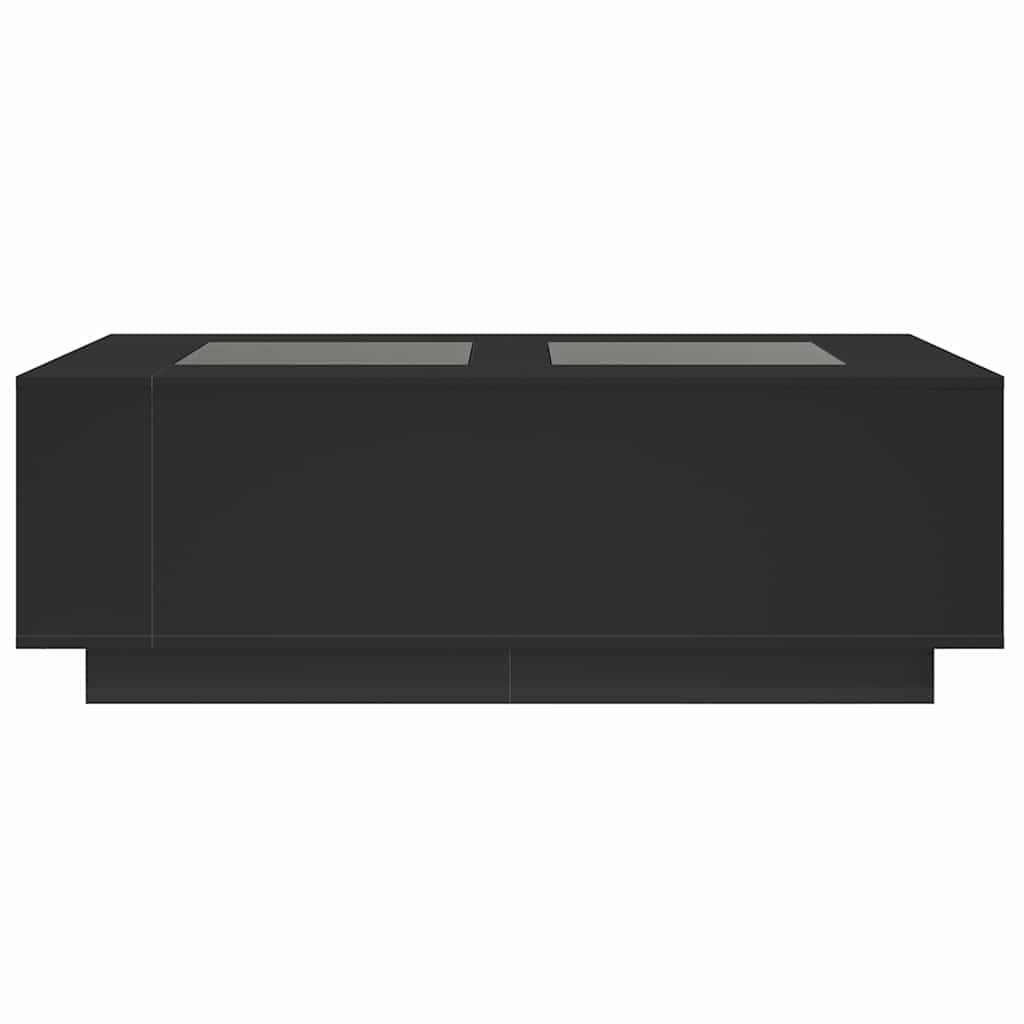 Salongbord Med Infinity Led Svart 116X69X40 Cm
