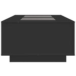 Salongbord Med Infinity Led Svart 116X69X40 Cm