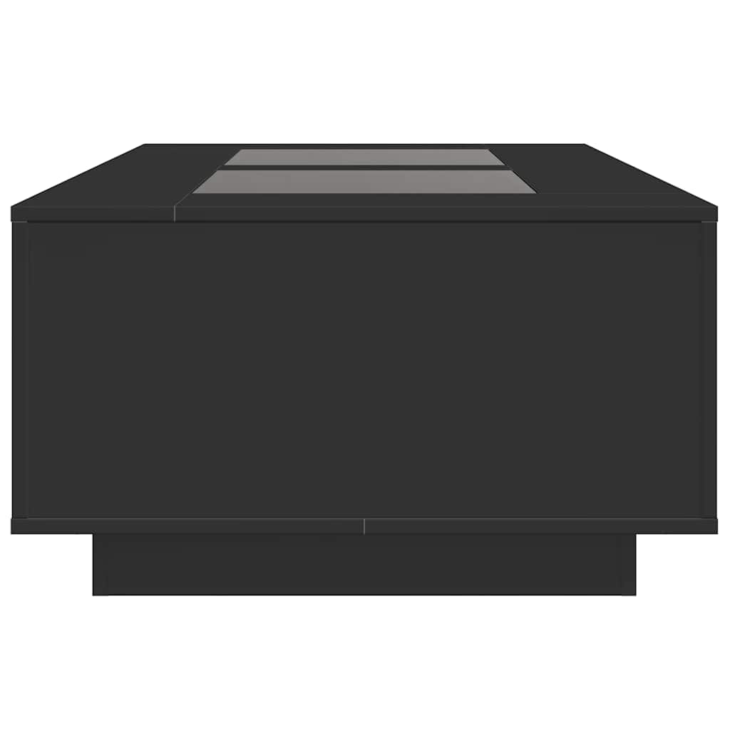 Salongbord Med Infinity Led Svart 116X69X40 Cm