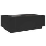 Salongbord Med Infinity Led Svart 116X69X40 Cm