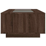 Salongbord Med Infinity Led Brun Eik 116X69X40 Cm