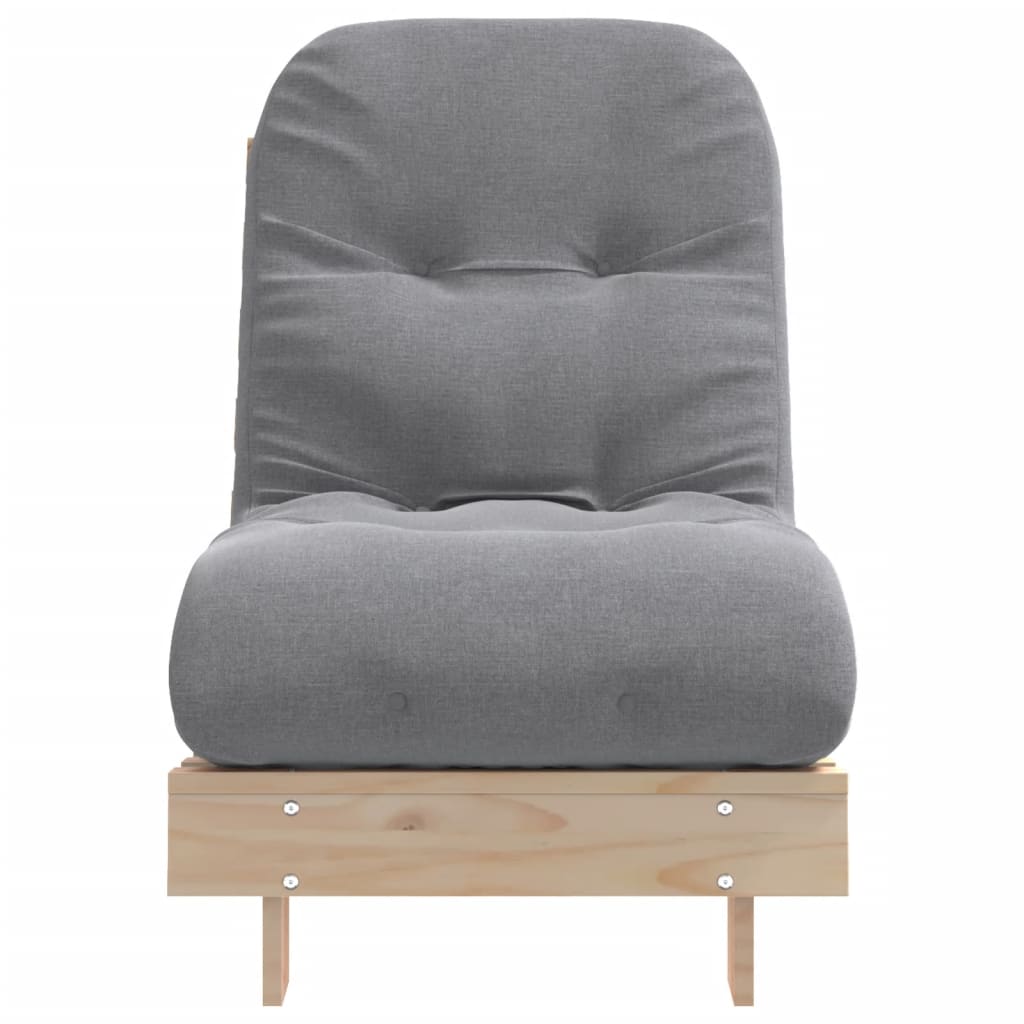 Futonsofa Med Madrass 60X206X11 Cm Heltre Furu