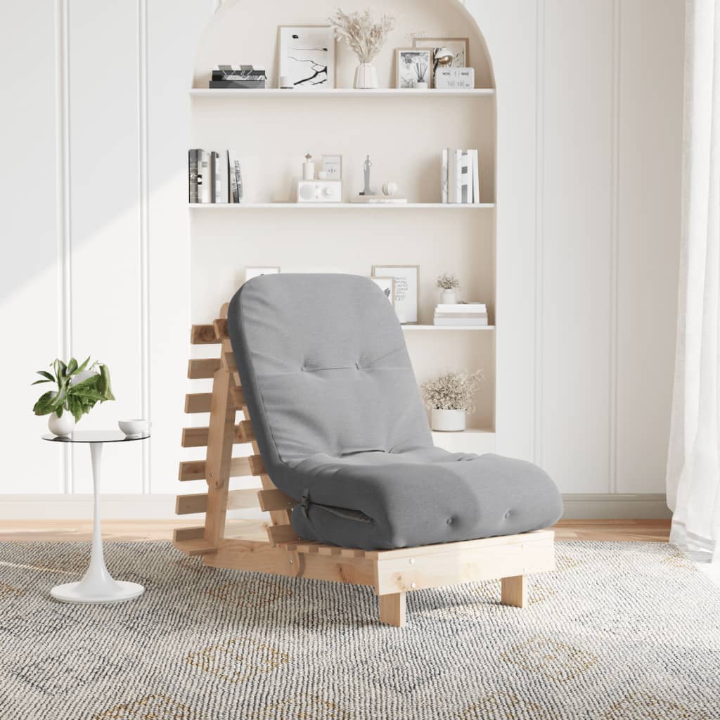 Futonsofa Med Madrass 60X206X11 Cm Heltre Furu