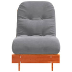 Futonsofa Med Madrass Voksbrun 60X206X11 Cm Heltre Furu