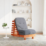 Futonsofa Med Madrass Voksbrun 60X206X11 Cm Heltre Furu