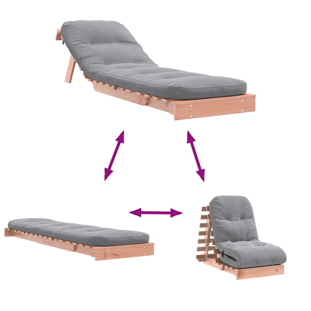 Futonsofa Med Madrass 60X206X11 Cm Heltre Douglasgran