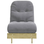 Futonsofa Med Madrass 60X206X11 Cm Impregnert Furu