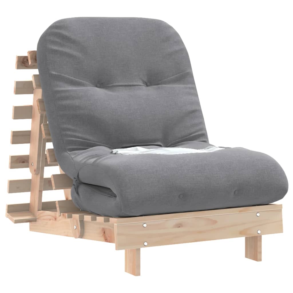 Futonsofa Med Madrass 70X206X11 Cm Heltre Furu