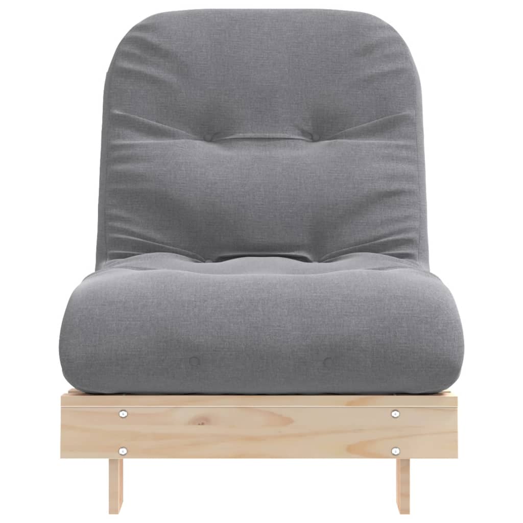 Futonsofa Med Madrass 70X206X11 Cm Heltre Furu