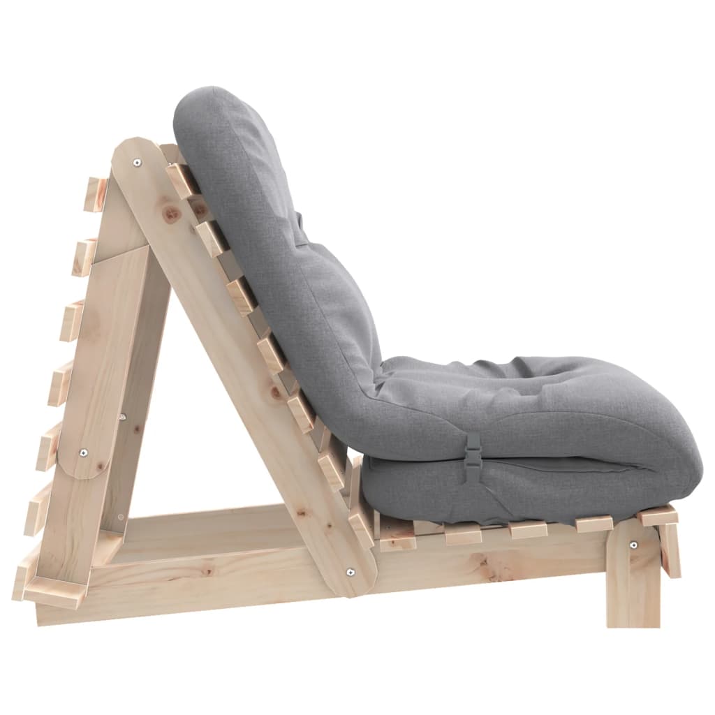 Futonsofa Med Madrass 70X206X11 Cm Heltre Furu
