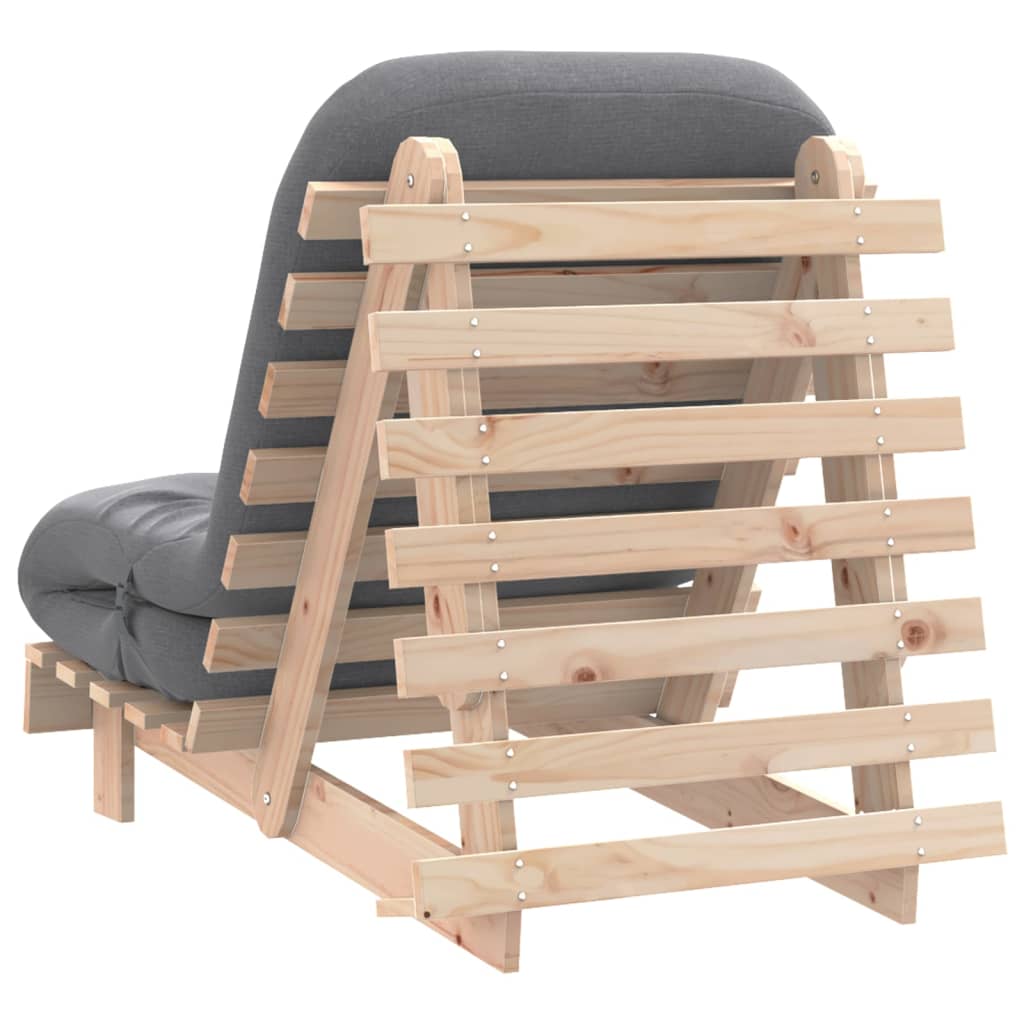 Futonsofa Med Madrass 70X206X11 Cm Heltre Furu
