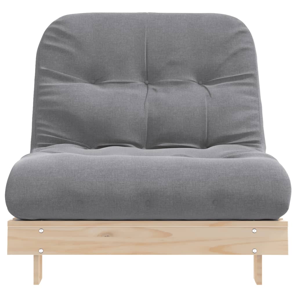 Futonsofa Med Madrass 80X206X11 Cm Heltre Furu