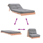 Futonsofa Med Madrass 80X206X11 Cm Heltre Douglasgran