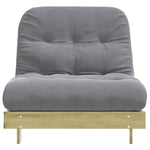 Futonsofa Med Madrass 80X206X11 Cm Impregnert Furu
