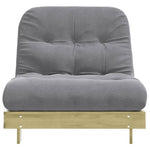 Futonsofa Med Madrass 90X206X11 Cm Impregnert Furu