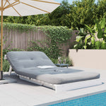 Futonsofa Med Madrass Hvit 100X206X11 Cm Heltre Furu