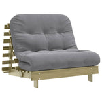 Futonsofa Med Madrass 100X206X11 Cm Impregnert Furu