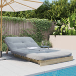 Futonsofa Med Madrass 100X206X11 Cm Impregnert Furu