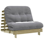Futonsofa Med Madrass 100X206X11 Cm Impregnert Furu