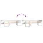 Sengeramme For Barn Hvit 90X200 Cm Heltre Furu