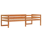 Sengeramme For Barn Voksbrun 90X200 Cm Heltre Furu