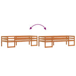 Sengeramme For Barn Voksbrun 90X200 Cm Heltre Furu