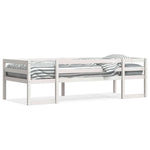Sengeramme For Barn Hvit 90X190 Cm Heltre Furu
