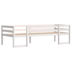 Sengeramme For Barn Hvit 90X190 Cm Heltre Furu