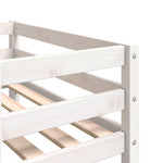 Sengeramme For Barn Hvit 90X190 Cm Heltre Furu
