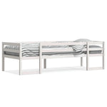 Sengeramme For Barn Hvit 75X190 Cm Heltre Furu