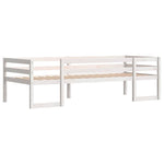 Sengeramme For Barn Hvit 75X190 Cm Heltre Furu