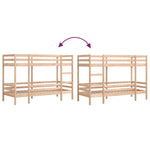 Køyeseng Uten Madrass 90X200 Cm Heltre Furu