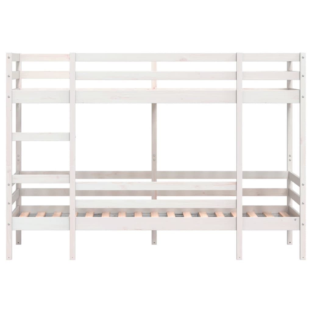 Køyeseng Hvit 90X200 Cm Heltre Furu