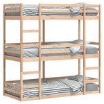 Trippel Køyeseng 90X190 Cm Heltre Furu