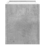 Veggmonterte Nattbord 2 Stk Betonggrå 45X30X35 Cm
