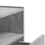 Veggmonterte Nattbord 2 Stk Betonggrå 45X30X35 Cm