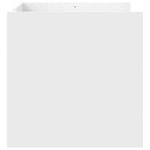 Salongbord Hvit 80X50X50 Cm Konstruert Tre